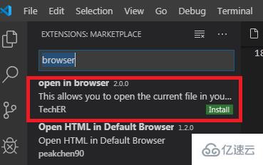 vscode调出外部浏览器的方法