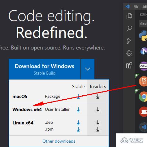 vscode如何下载64位