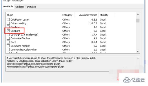 notepad++比对文件的方法