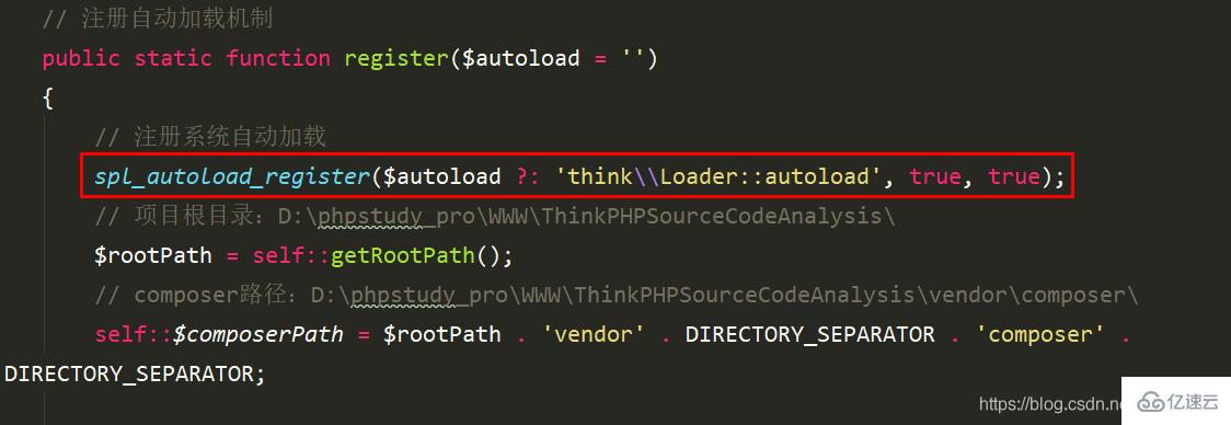 ThinkPHP如何自動加載Loader源碼