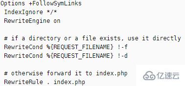 yii框架隐藏index.php文件的示例