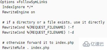 yii框架隱藏index.php文件的示例