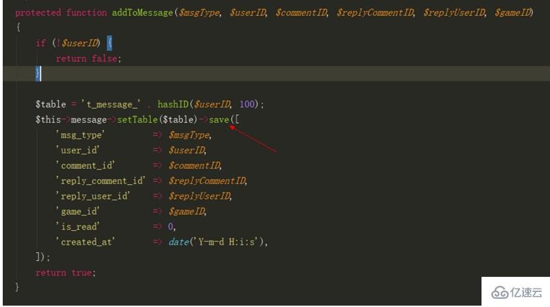 在Laravel中調(diào)用Model新增數(shù)據(jù)的示例分析