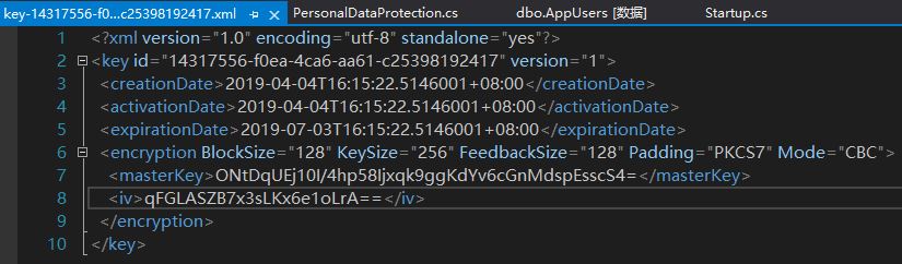 Asp.Net Core Identity隐私数据保护的实现方法