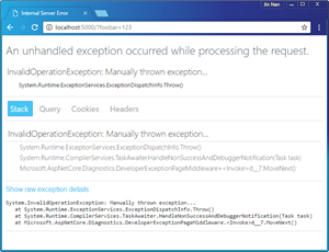 如何在ASP.NET Core应用中呈现错误页面