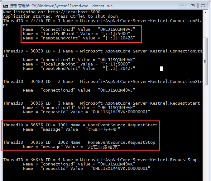 Asp.Net Core如何利用日志监视进行服务遥测