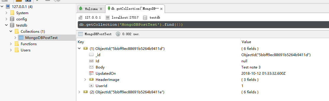 怎么在asp.net core项目中使用MongoDB