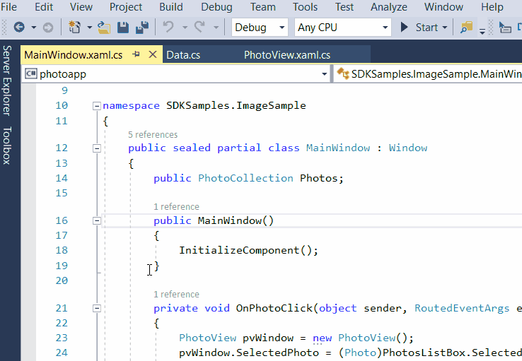 Visual Studio Debug的示例分析