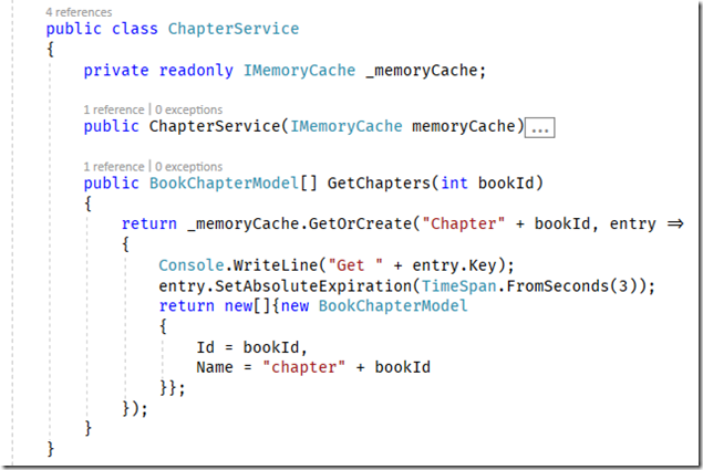 怎么在.NET Core中使用MemoryCache 实现缓存域