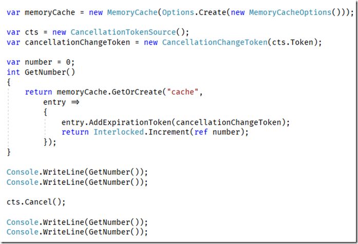 .NET Core中MemoryCache怎么实现缓存过期