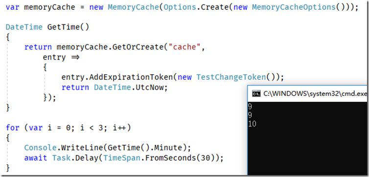 .NET Core中MemoryCache怎么实现缓存过期