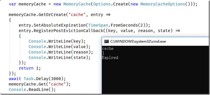 .NET Core中MemoryCache怎么實現(xiàn)緩存過期