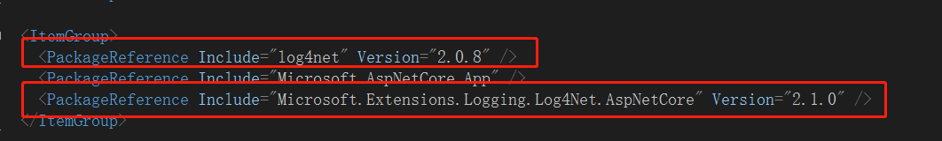 如何在.net core项目中整合log4net