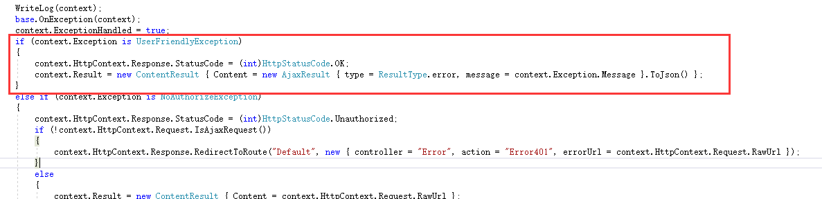 怎么在ASP.NET MVC中拦截异常Exception