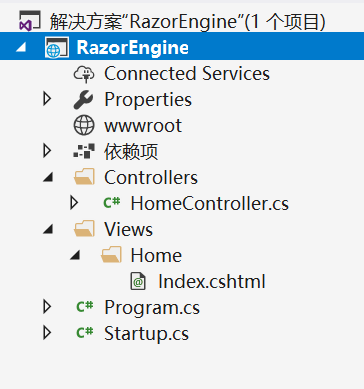 如何在ASP.NET Core 2.0中使用Razor引擎来创建视图