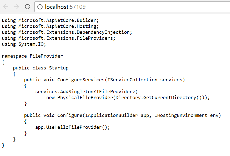 ASP.NET Core 2.0 中怎么操作本地文件