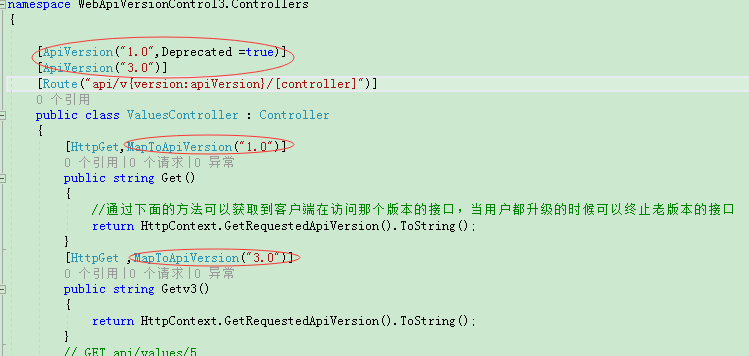 ASP.Net Core WebApi几种版本控制对比的示例分析