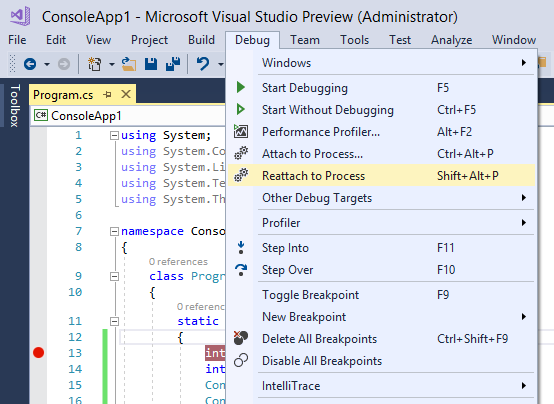 Visual Studio Debugger有什么用