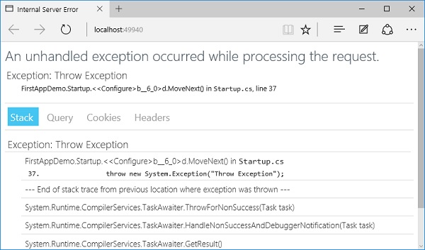 ASP.NET Core中异常和错误处理怎么办