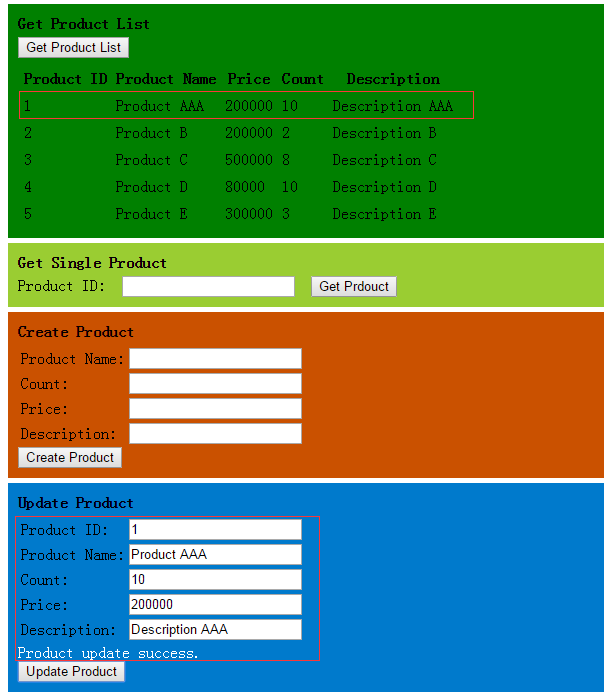 使用HttpClient如何调用ASP.NET Web API