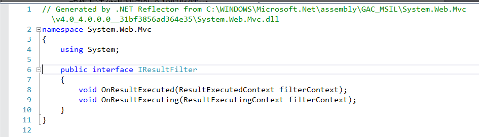 Asp.Net MVC中过滤器的示例分析