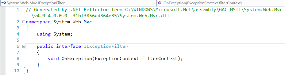 Asp.Net MVC中过滤器的示例分析