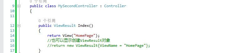 Asp.Net MVC中控制器与动作的示例分析