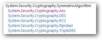.NET中的加密算法有哪些