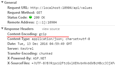 ASP.NET Core中间件的压缩及缓存介绍