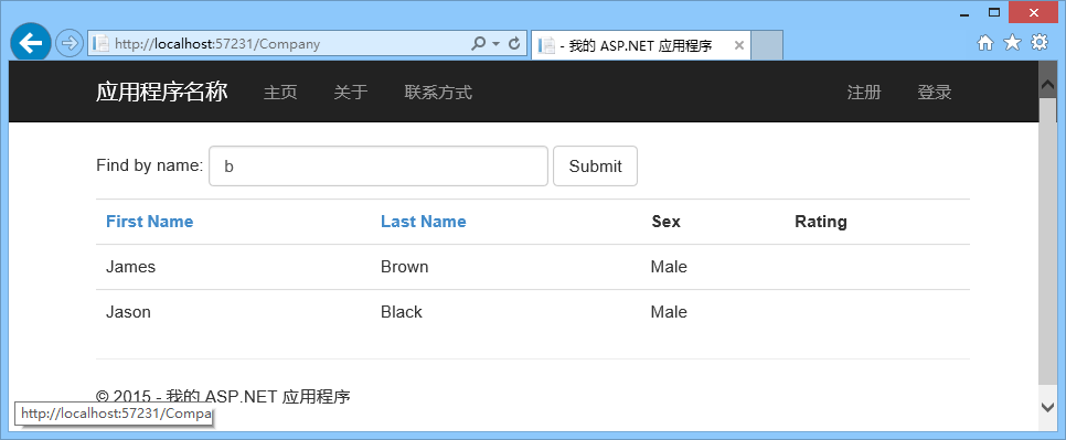 MVC5+EF6+Bootstrap3怎么实现排序、搜索、分页功能