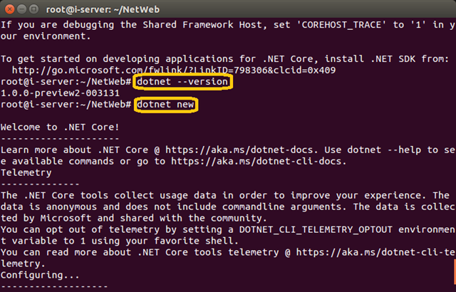 如何部署.NetCore中的Ubuntu 14.04