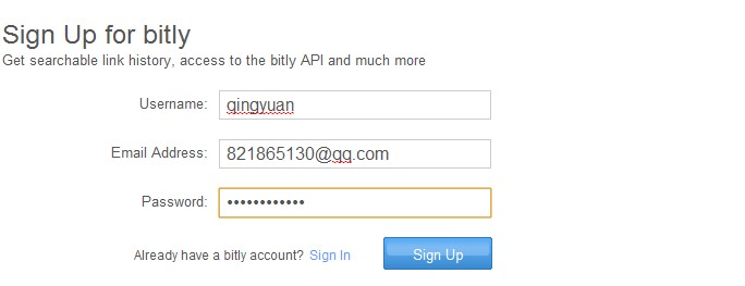 ASP.NET如何通过第三方网站Bitly实现短链接地址程序