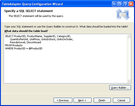 ASP.NET 2.0中怎么利用TableAdapters创建存储过程