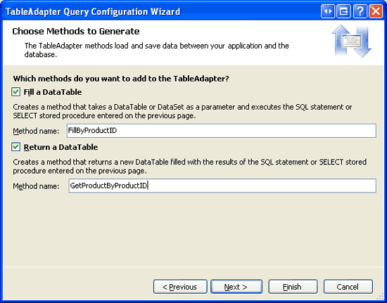 ASP.NET 2.0中怎么利用TableAdapters创建存储过程