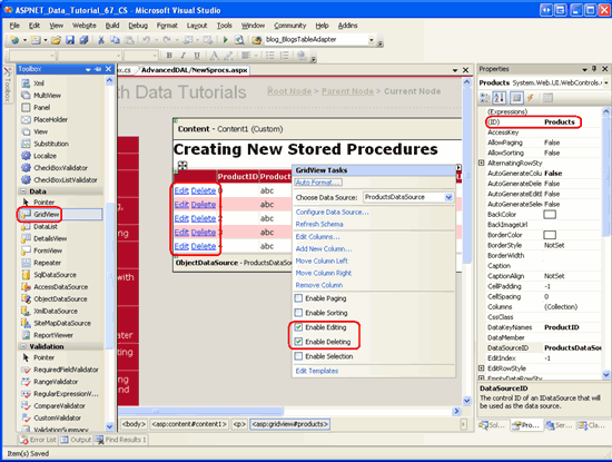 ASP.NET 2.0中怎么利用TableAdapters創(chuàng)建存儲(chǔ)過(guò)程