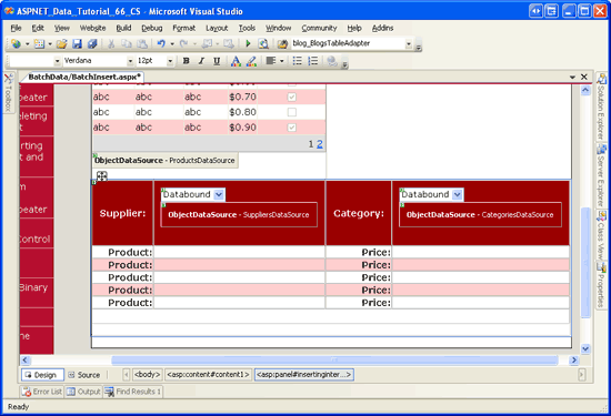 ASP.NET 2.0中怎么利用GridView批量添加数据