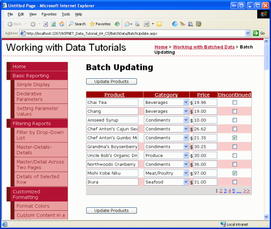 ASP.NET 2.0中怎么利用GridView批量更新数据