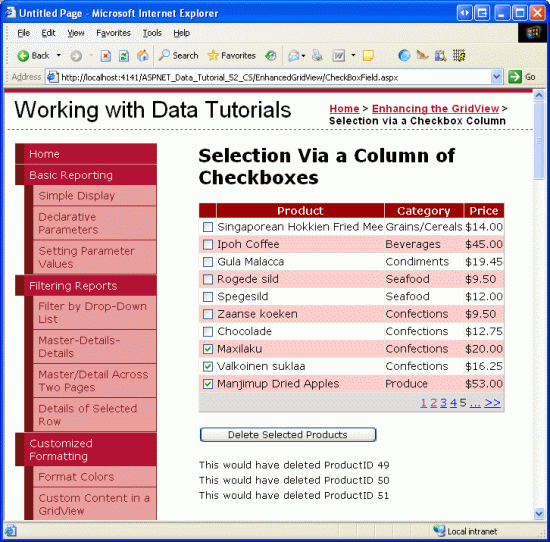 ASP.NET 2.0中怎么为GridView控件添加Checkbox