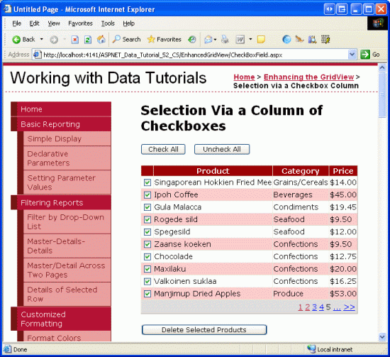 ASP.NET 2.0中怎么为GridView控件添加Checkbox