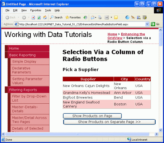 ASP.NET 2.0中怎么为GridView控件添加RadioButton