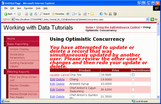 ASP.NET 2.0中怎么使用SqlDataSource控件实现开放式并发