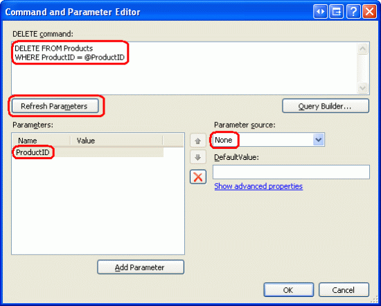 ASP.NET 2.0中怎么利用SqlDataSource控件插入、更新、删除数据