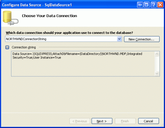 ASP.NET 2.0中怎么利用SqlDataSource控件检索数据