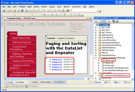 ASP.NET 2.0中怎么使用DataList和Repeater实现数据分页