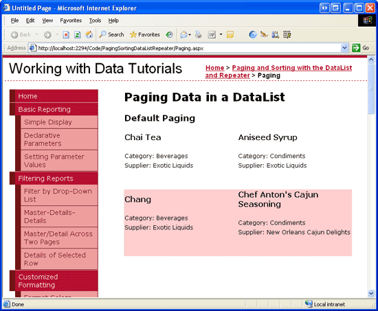 ASP.NET 2.0中怎么使用DataList和Repeater实现数据分页