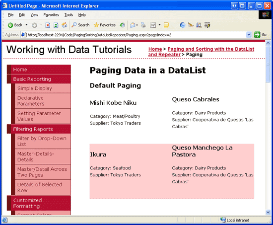 ASP.NET 2.0中怎么使用DataList和Repeater实现数据分页