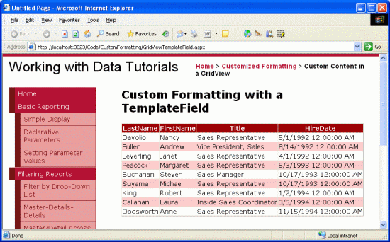 ASP.NET 2.0中TemplateField如何使用