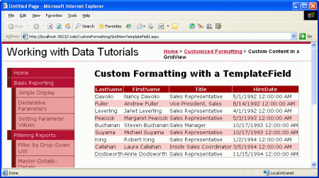 ASP.NET 2.0中TemplateField如何使用