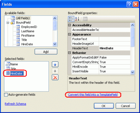 ASP.NET 2.0中TemplateField如何使用