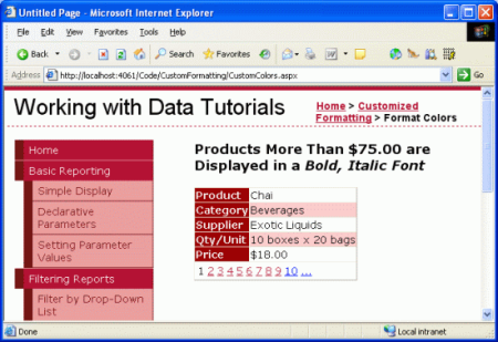 ASP.NET 2.0中怎么自定义格式化